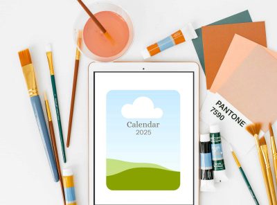 2025 Calendar Template Canva PLR