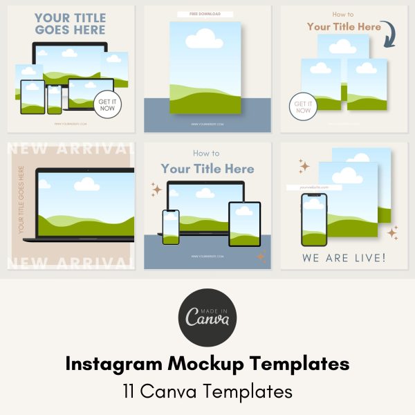 Instagram Mockup Templates