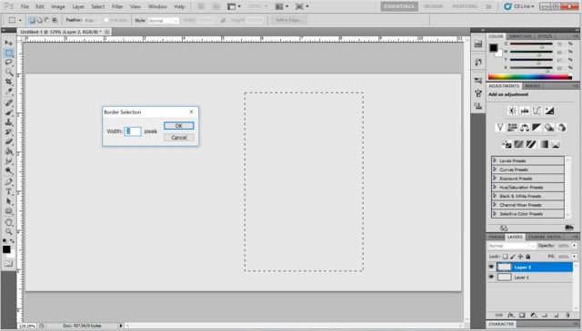 Creating Photoshop Borders & Frames the Easy Way